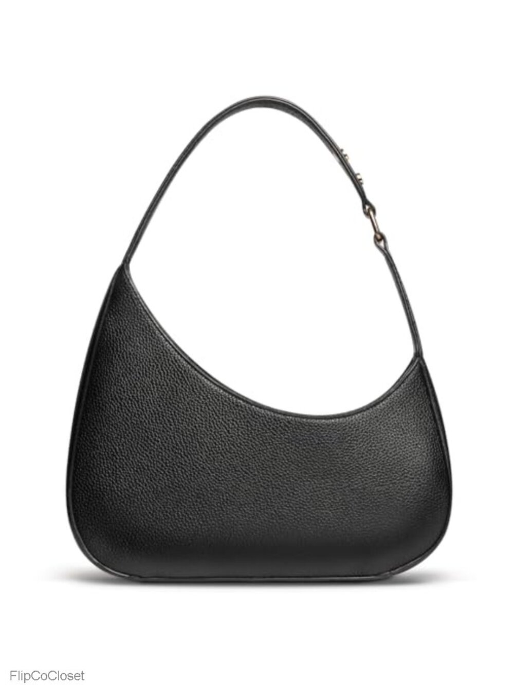 Small Crescent Shoulder Bag PU Leather Mini Purse for Women